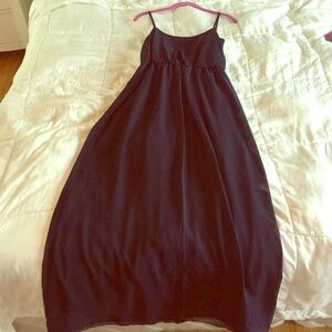 Chiffon empire waist dress